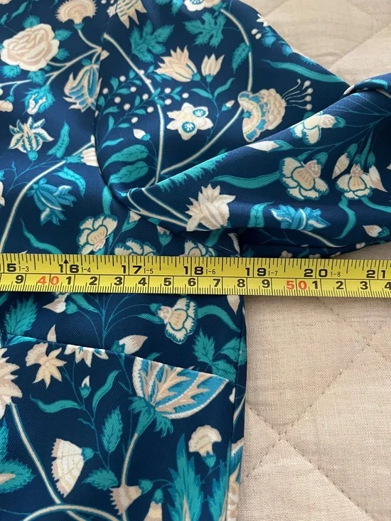 Tuckernuck Navy Floral Button-Front Top - Picture 5 of 6